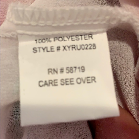 NY Collection Multi Tiered Sun Blouse - Picture 6 of 7